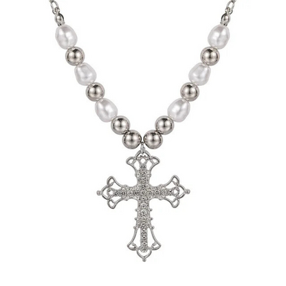 Timeless Glam Cross (Silver)