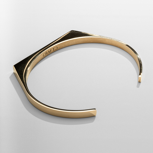 Bracciale Rettangolare 5mm (Oro)