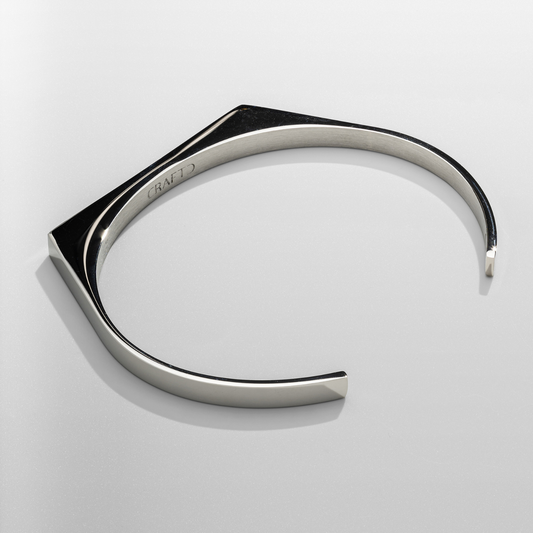 Bracciale Rettangolare 5mm (Argento)