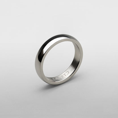 Anello a Fascia Rotonda (Argento) 5mm