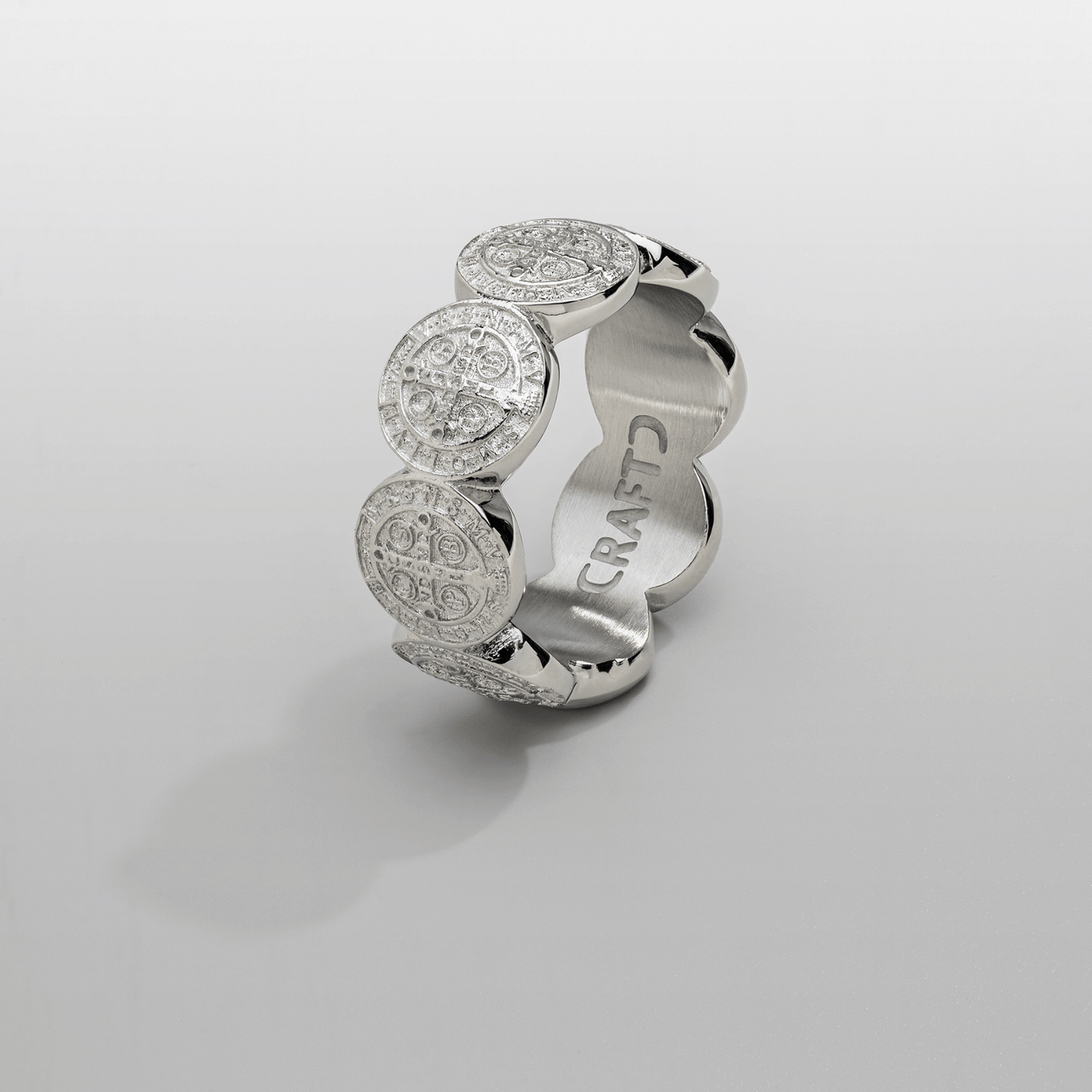 Anello Band di San Benedetto (Argento)