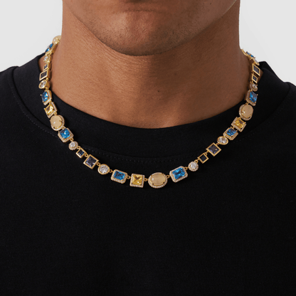 Collana in Gemme di Zaffiro (Oro)