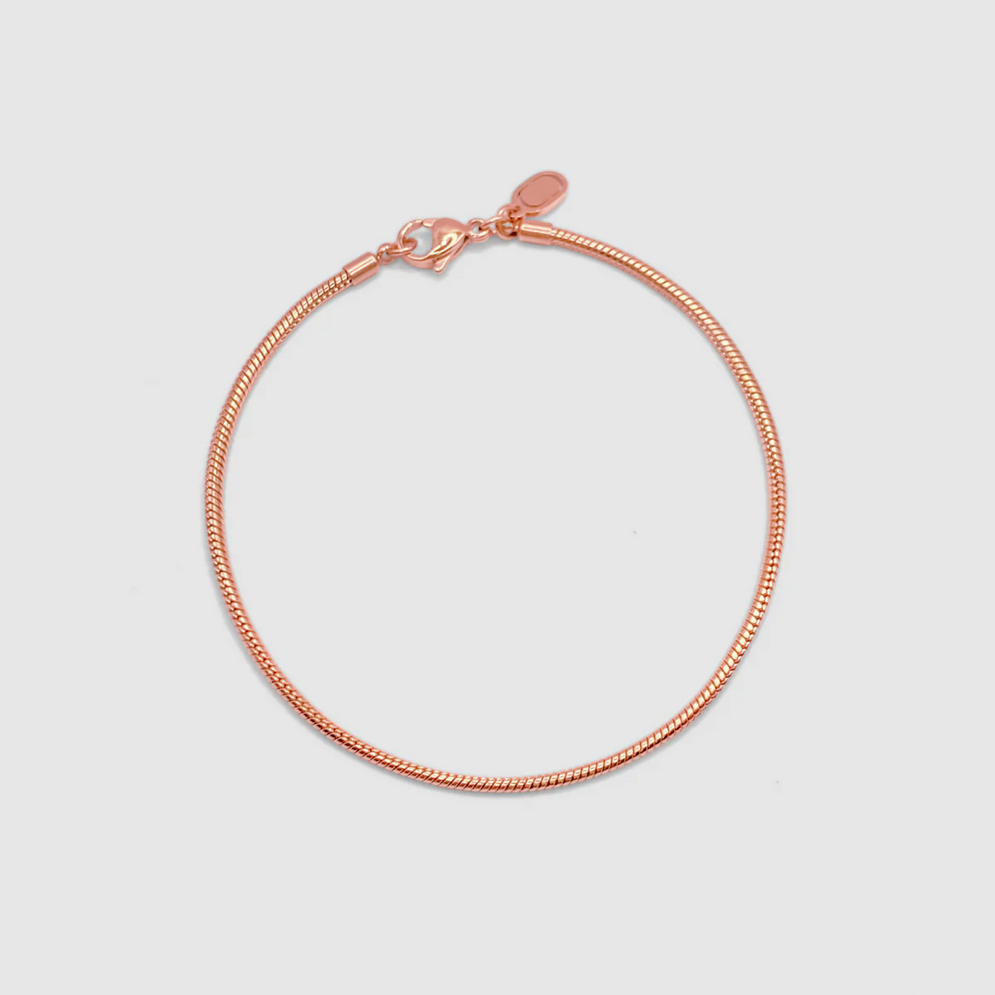 Bracciale a Serpente (Oro Rosa) 2mm