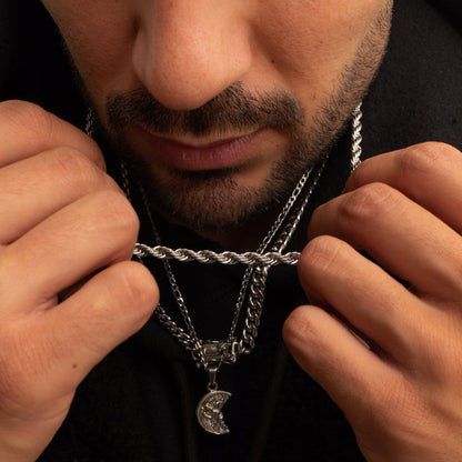 Catena in corda (Argento) 5mm