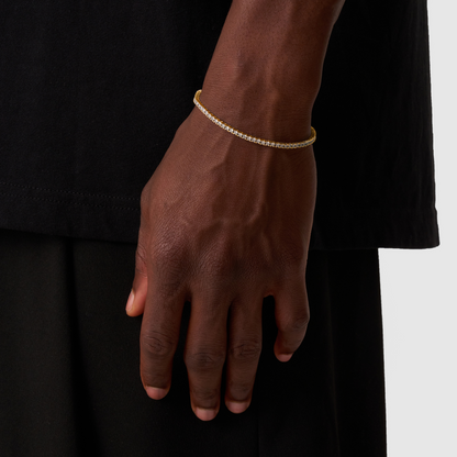 Bracciale Tennis (Oro) 2mm