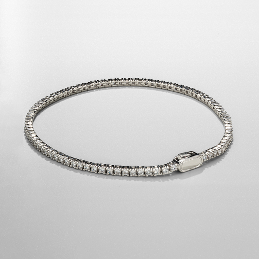 Bracciale Tennis (Argento) 2mm