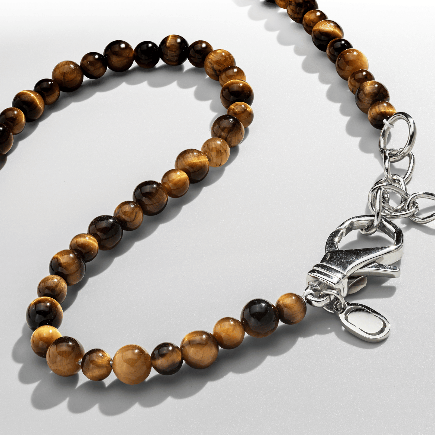 Collana con Perle di Occhio di Tigre