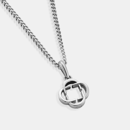 Ciondolo Logo Clover (Argento)