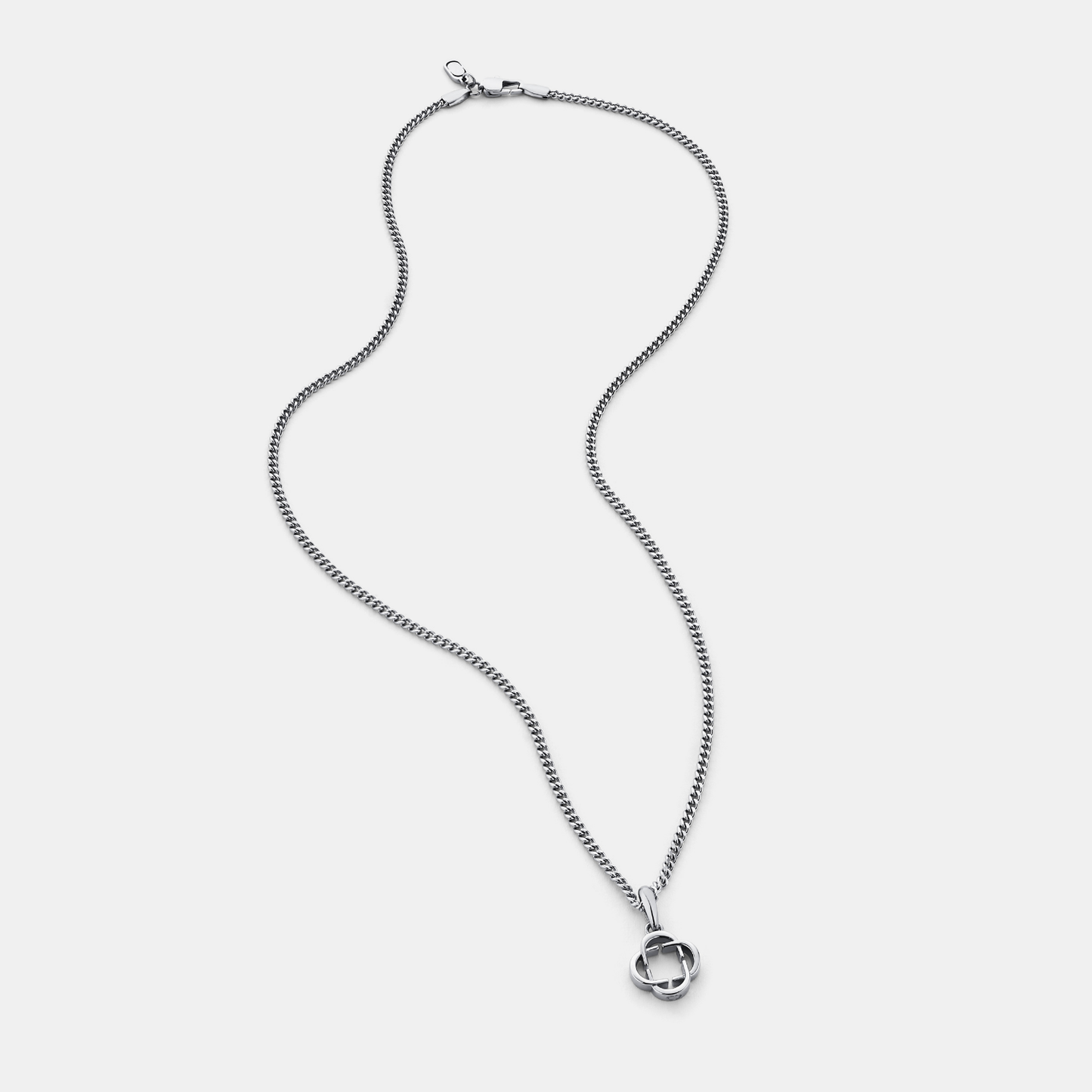 Ciondolo Logo Clover (Argento)