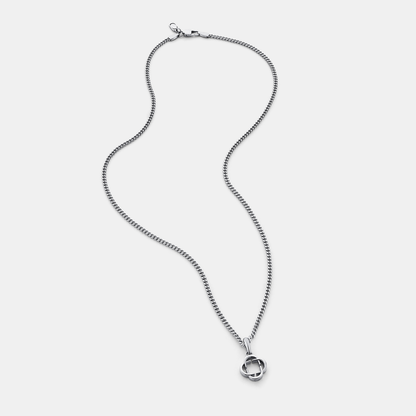 Ciondolo Logo Clover (Argento)