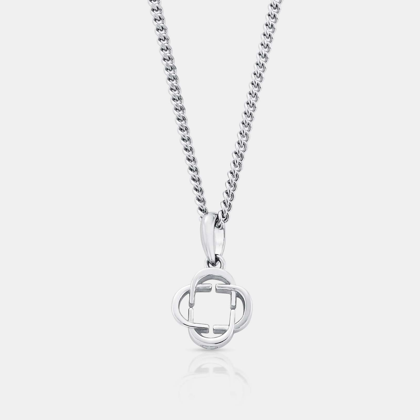 Ciondolo Logo Clover (Argento)