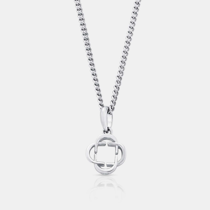 Ciondolo Logo Clover (Argento)