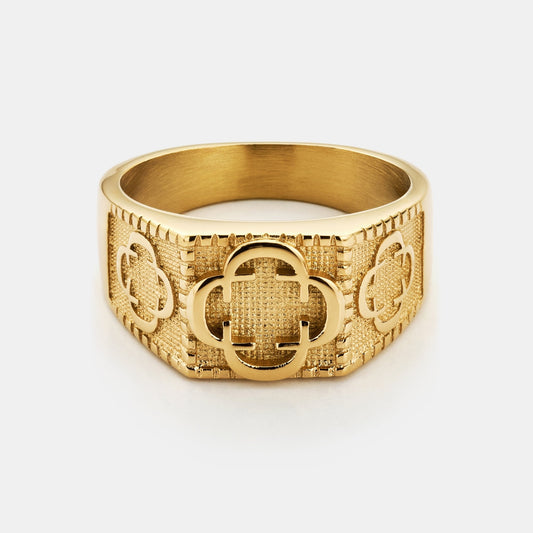 Anello Sovrano Clover (Oro)