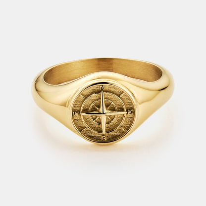 Anello Sigillo Compass (Oro)