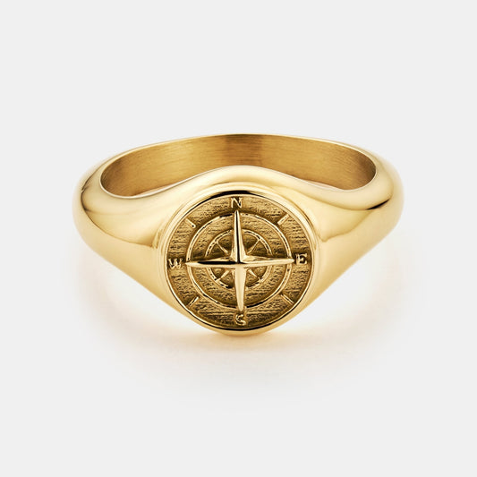 Anello Sigillo Compass (Oro)