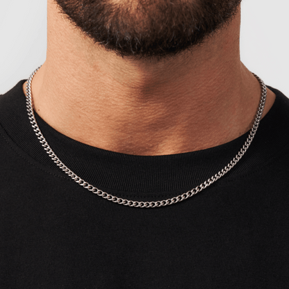 Cuban (Argento) 4mm