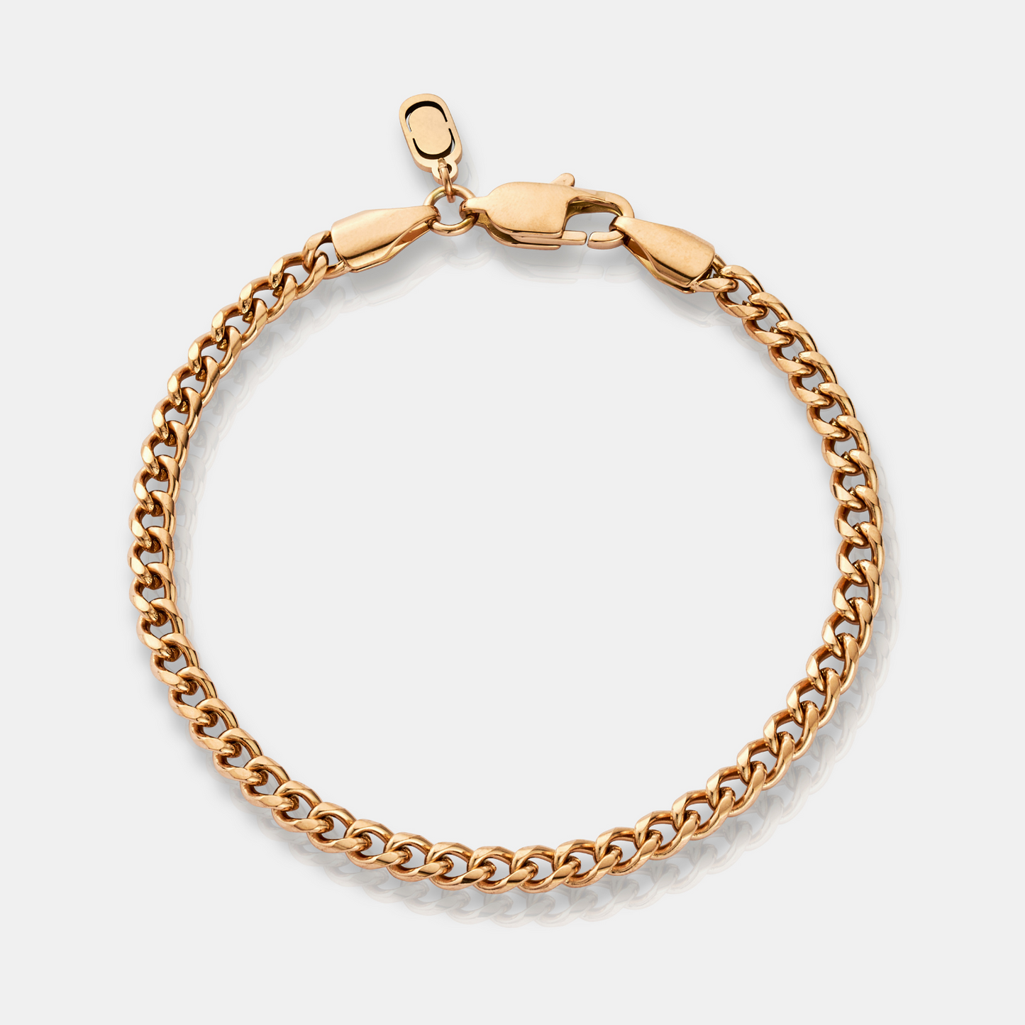 Bracciale Cubano (Oro Rosa) 4mm