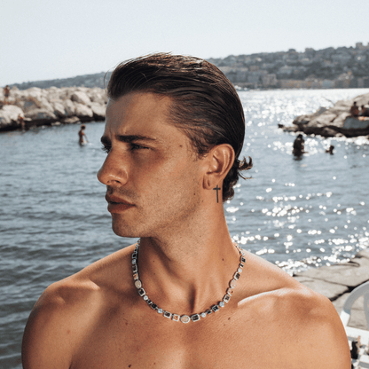 Collana di Gemme di Smeraldo (Argento)
