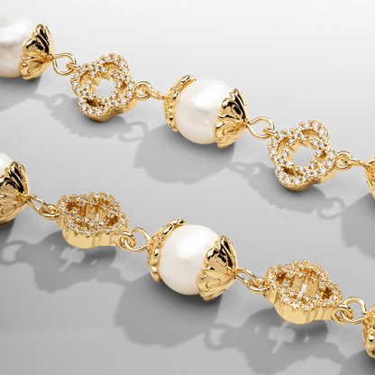 Collana di Perle Reali Filigranate (Oro)