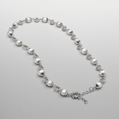 Collana di Perle Vere Filigrana (Argento)