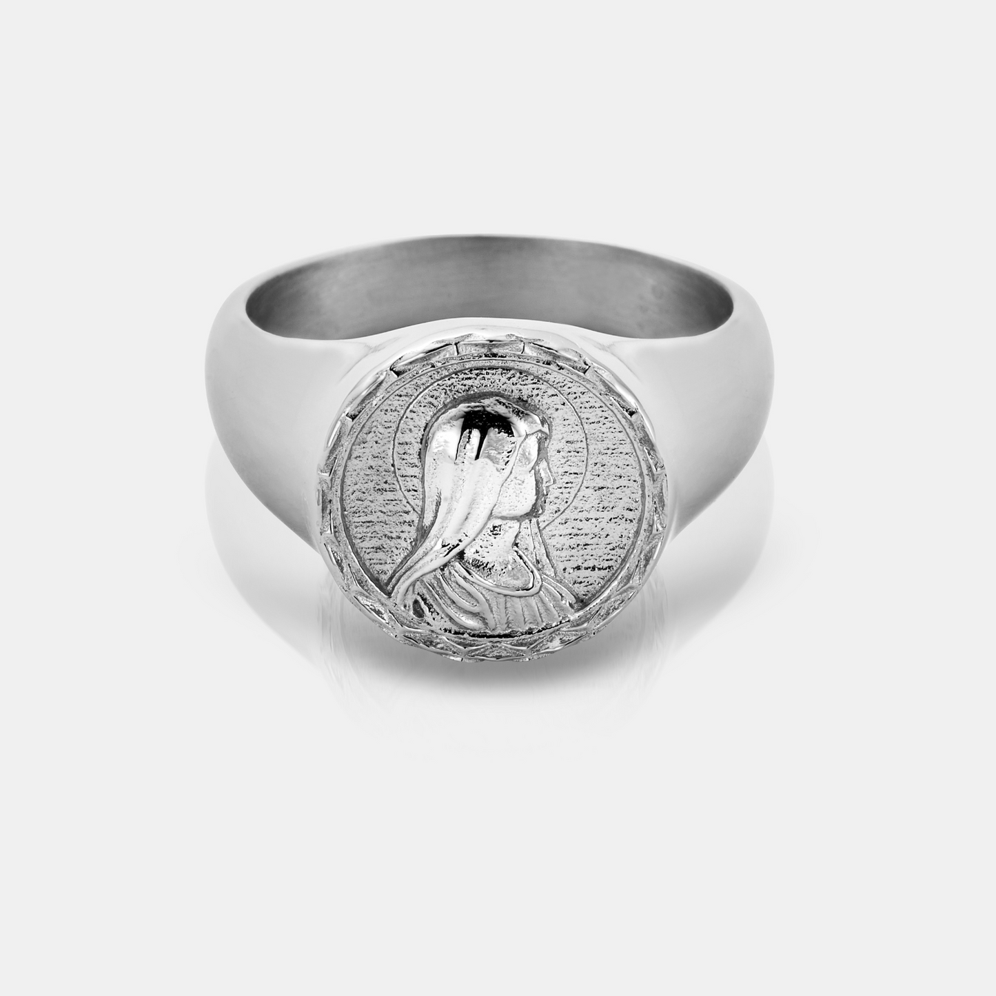 Anello Sigillo della Vergine Maria (Argento)