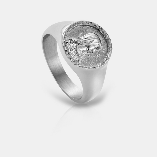 Anello Sigillo della Vergine Maria (Argento)