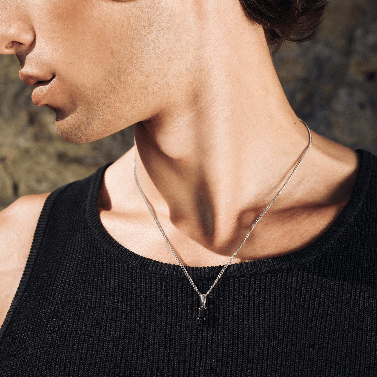 Pendente in Pietra Onice (Argento)
