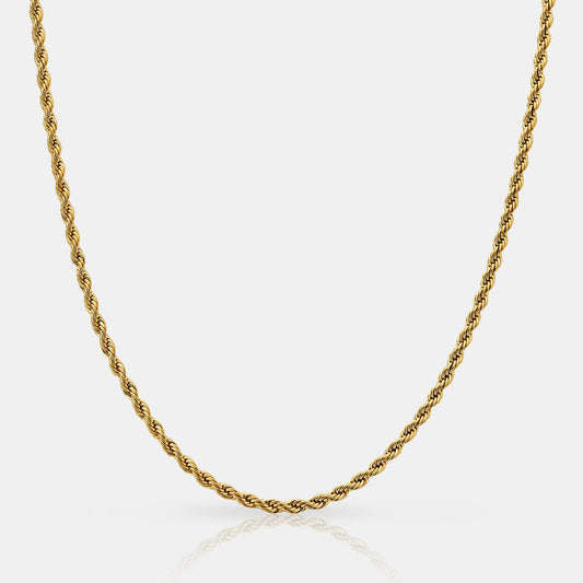 Catena a corda (Oro) 3mm