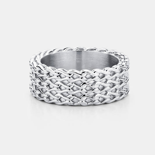 Anello a Fascia di Filo (Argento)