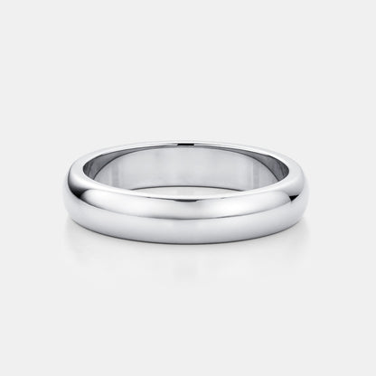 Anello a Fascia Rotonda (Argento) 5mm