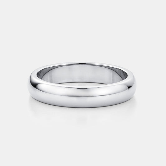 Anello a Fascia Rotonda (Argento) 5mm