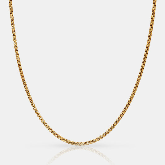 Collana a Catena Rotonda (Oro) 3mm