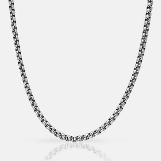 Collana a Catena Box (Argento) 5mm