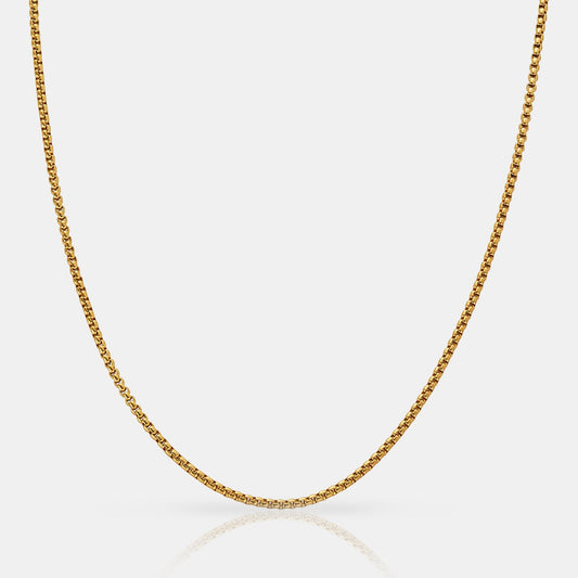 Collana a Catena Rotonda (Oro) 2mm
