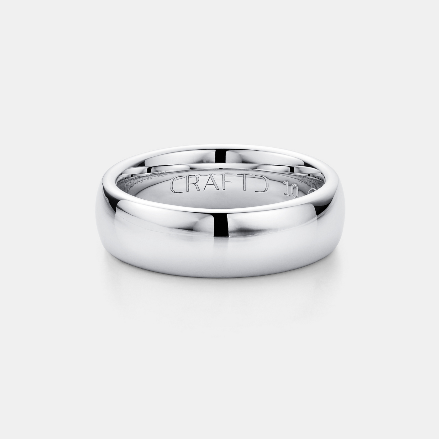 Anello Rotondo (Argento) 7mm | Tungsteno
