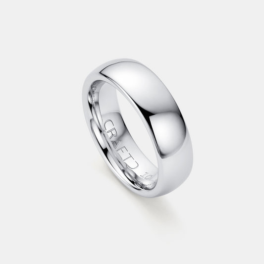 Anello Rotondo (Argento) 7mm | Tungsteno