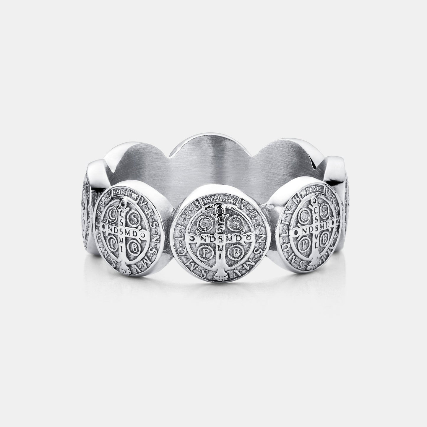 Anello Band di San Benedetto (Argento)