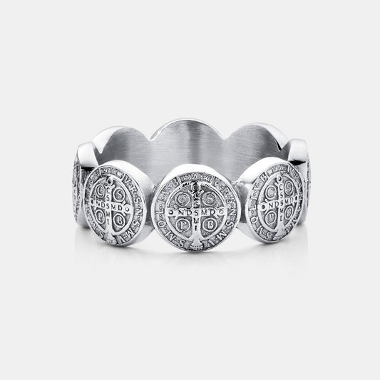 Anello Band di San Benedetto (Argento)