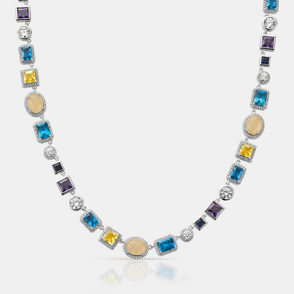 Collana in Gemma Zaffiro (Argento)