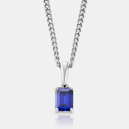 Pendente in Pietra Zaffiro (Argento)