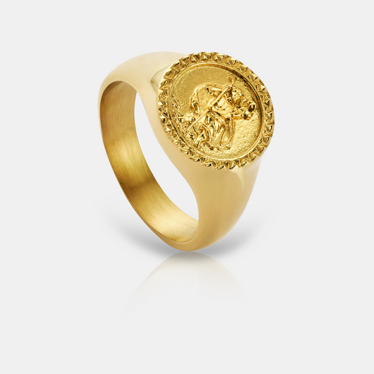 Anello Sigillo di San Cristoforo (Oro)