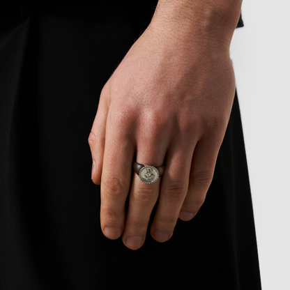 Anello Sigillo di San Cristoforo (Argento)