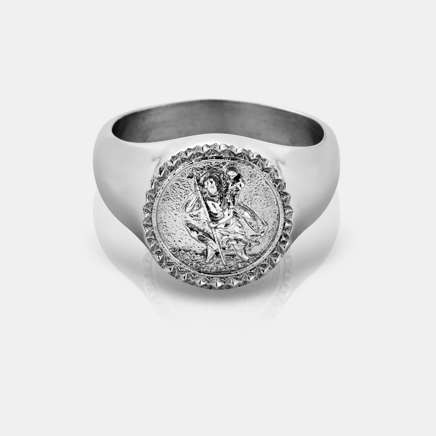 Anello Sigillo di San Cristoforo (Argento)